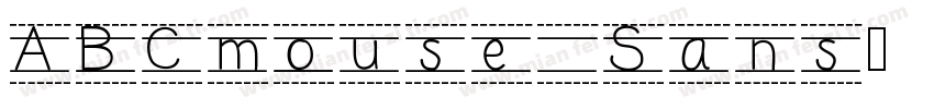 ABCmouse Sans字体转换